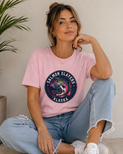 Salmon Slayer - Women's Relaxed T-Shirt