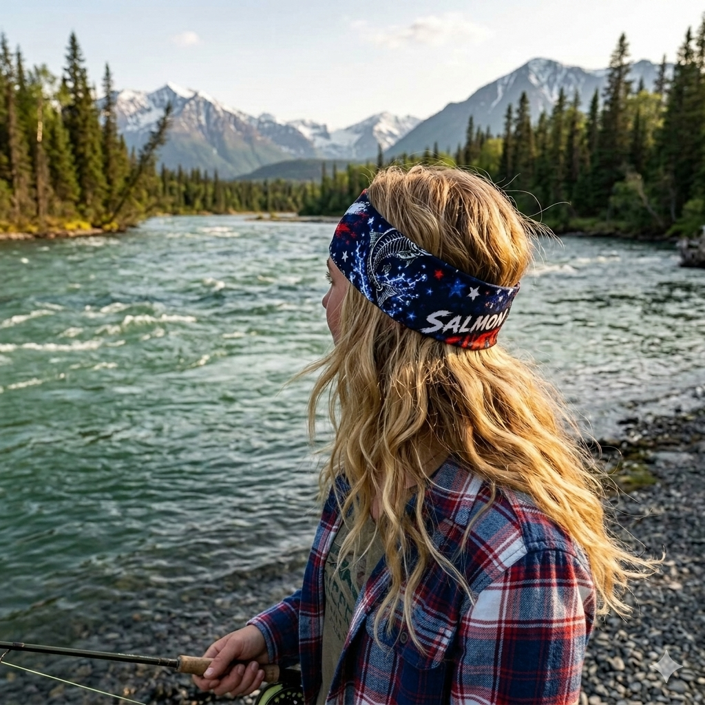 American Bones Salmon Slayer Headband