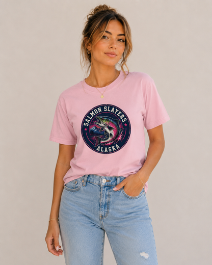 Salmon Slayer - Women's Relaxed T-Shirt