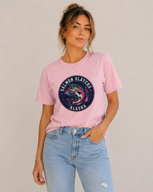 Salmon Slayer - Women's Relaxed T-Shirt