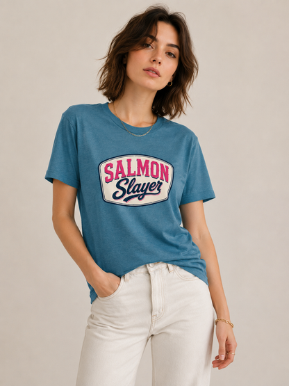Salmon Slayer - Women's Relaxed T-Shirt