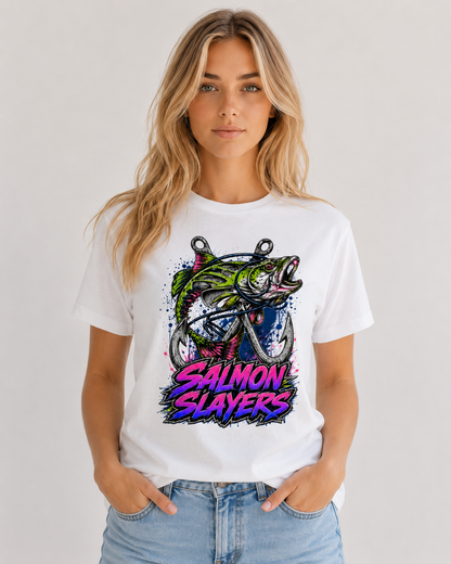 Salmon Slayer - Women's Relaxed T-Shirt